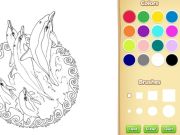 Hra Vyfarbenie knihy pre dospelých: Mandala online