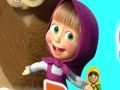 Hra Dekorácia Masha a Bear Room  online