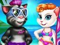 Hra Angela A Tom Beach Vacation  online