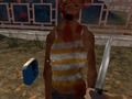 Hra Bojovník vs zombie online