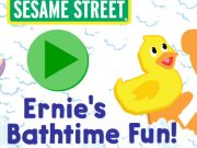 Hra 123 Sesame Street: Ernie's Bathtime Fun online