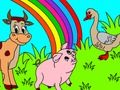 Hra Farbenie Zvieratá z farmy  online