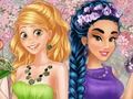 Hra Farby jarných princezných šiat  online