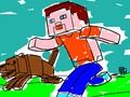 Hra Minecraft: Zábavná omaľovánka  online