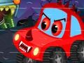 Hra Halloweenska automobilová mozaika  online