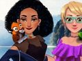 Hra Jasmine a Rapunzel v kempe  online