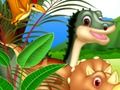 Hra Dino posuvné puzzle  online