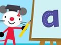 Hra Arty Mouse sa učí ABC online