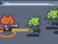 Hra Cat Gunner vs zombie online