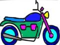 Hra Späť do školy: Motocykel sfarbenie  online