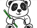 Hra Späť do školy: Panda Coloring  online