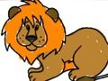 Hra Späť do školy: Lion Omaľovánky  online