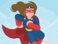 Hra Skladačka superwomen  online