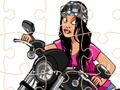 Hra Crazy cyklisti jigsaw online