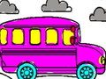 Hra Omaľovánky školský autobus  online