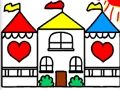 Hra Späť do školy Omaľovánka DOLLHOUSE  online