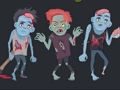 Hra Zombie a kostry sfarbenie  online