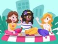 Hra Priateľské puzzle  online