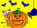 Hra Halloween maľovanky  online
