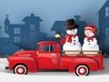 Hra Skladačka Xmas Trucks  online