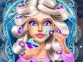 Hra Skutočný make-up Snehovej kráľovnej  online