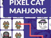 Hra Pixel mačka mahjong  online