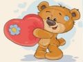 Hra Zbierka puzzle Teddy Bear  online