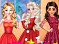 Hra Vianočný večierok Disney princeznej  online