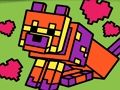 Hra Jednoduché detské sfarbenie Mineblox  online