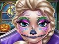 Hra Strašidelný halloweensky makeup Elsa  online