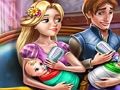 Hra Rodinný deň dvojičiek Rapunzel  online