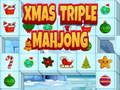 Hra Vianočný trojitý Mahjong  online