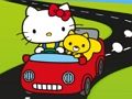 Hra Skladačka Hello Kitty Car  online