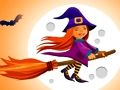 Hra Roztomilá halloweenska skladačka čarodejníc  online