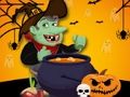 Hra Čarodejnica Word Halloween logická hra  online