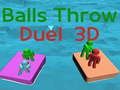 Hra Súboj hádzania loptičiek 3D  online