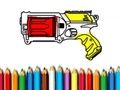 Hra Späť do školy: Nerf omaľovánky  online