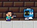 Hra Noob Super Agent vs Roboti  online