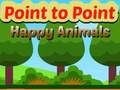 Hra Point To Point Šťastné zvieratá  online