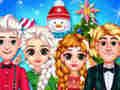 Hra Vianočná oslava Frozen Princess  online