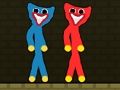 Hra Červeno-modrý Stickman Huggy  online