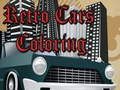Hra Farbenie retro áut  online