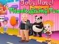 Hra Baby Hazel. Zábava na vďakyvzdanie  online