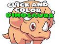 Hra Kliknite a zafarbte dinosaury online