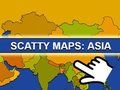Hra Scatty Maps: Ázia  online