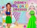 Hra Neónové šaty Disney  online