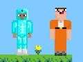 Hra Útek z väzenia Noob vs Pro 2  online