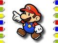 Hra Späť do školy Mario Farbenie  online
