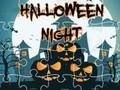 Hra Halloweenska nočná skladačka  online