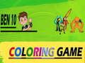 Hra Farbenie Ben 10  online